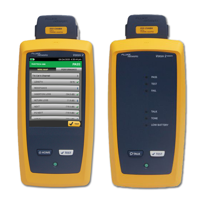 Fluke DSX2-8000 線纜認證分析儀